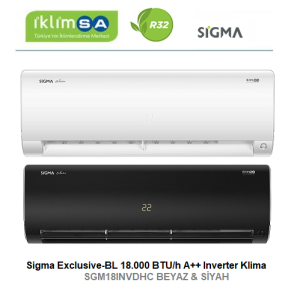 Sigma Exclusive 18.000 BTU/h Inverter Klima SGM18INVDHC-BL-WH