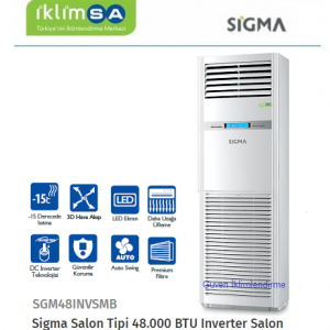 SGM48INVSMB Sigma Salon tipi Klima 48.000 Btu/h